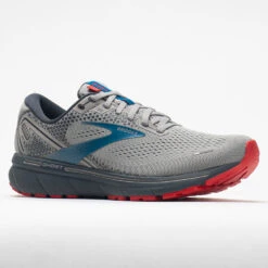 Brooks Ghost 14 Men's Gray/Blue/Red -Sport Shoes Sales 047273 5