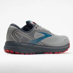 Brooks Ghost 14 Men's Gray/Blue/Red -Sport Shoes Sales 047273 6