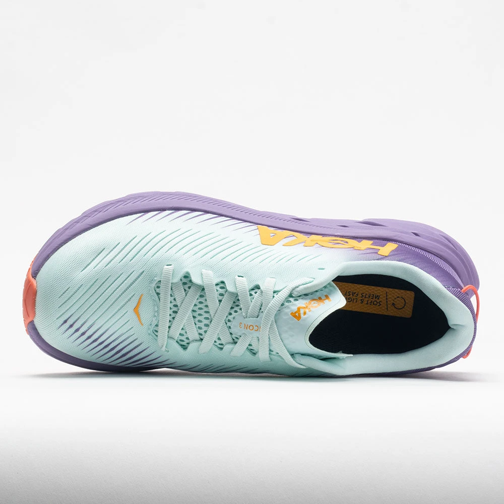 HOKA Rincon 3 Women's Blue Glass/Chalk Violet 5 HOKA Rincon 3 Women's Blue Glass/Chalk Violet - Image 3