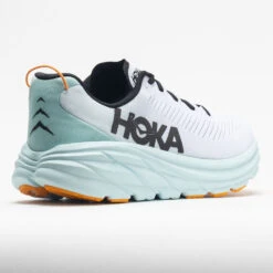 HOKA Rincon 3 Men's White/Blue Glass -Sport Shoes Sales 047672 6