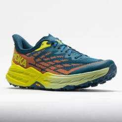 HOKA Speedgoat 5 Men's Blue Coral/Evening Primrose -Sport Shoes Sales 047736 5