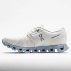 On Running On Cloud 5 Women's White/Chambray -Sport Shoes Sales 048088 1