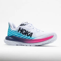 HOKA Mach 5 Men's White/Scuba Blue -Sport Shoes Sales 048548 5