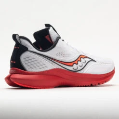 Saucony Kinvara 13 Men's White/Black/VIZI -Sport Shoes Sales 048779 6