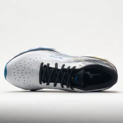 Mizuno Wave Sky 6 Men's White/Cyber Yellow -Sport Shoes Sales 049115 2