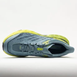 HOKA Speedgoat 5 Men's Stone Blue/Dark Citron -Sport Shoes Sales 049271 2