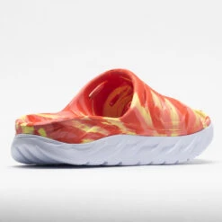 HOKA Ora Recovery Slide Swirl Unisex Yellow Pear/Fiesta -Sport Shoes Sales 570558 6