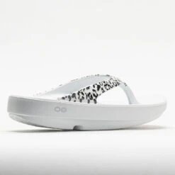OOFOS OOlala Limited Women's White/Black Leopard -Sport Shoes Sales 570571 6