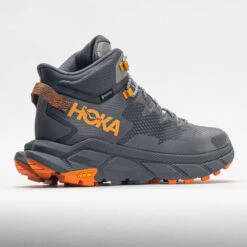 HOKA Trail Code GTX Men's Castlerock/Persimmon Orange -Sport Shoes Sales 631237 6